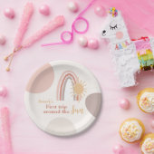 Erste Reise um das Sun Boho Pappteller (Party)