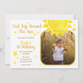 Erste Reise um das Sun-Foto Dankeschön Karte - B (Vorderseite)