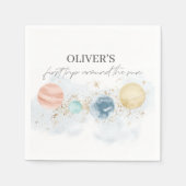 Erste Reise um das Sun Paper Napkins Serviette (Vorderseite)