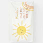 Erste Reise um den Sonnenhungstag Banner (Vertikal)