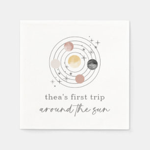 Erste Reise um den Sonnenraum Serviette