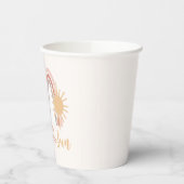 Erste Reise um den Sun Boho Rainbow Pappbecher (Links)