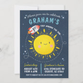 Erste Reise um den Weltraum der Sonne Einladung (Vorderseite)