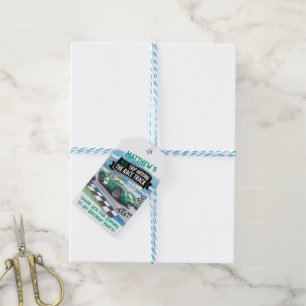 Erste Reise um die Rennstrecke Geburtstag Dank Geschenkanhänger