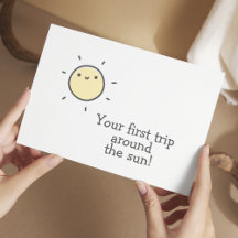 Erste Reise um die Sonne! 1. Geburtstag des Babys