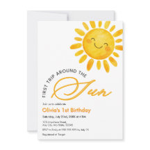 Erste Reise um die Sonne 1. Geburtstag
