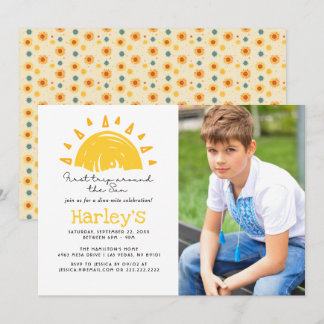 Erste Reise um die Sonne 1. Geburtstag Einladung