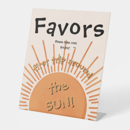 Erste Reise um die Sonne 1. Geburtstag Favoriten Z Sockelschild