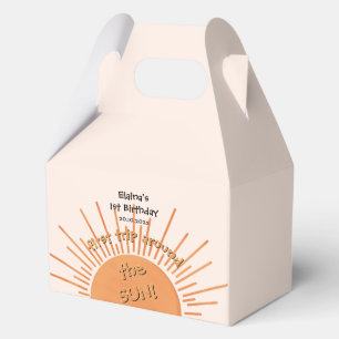 Erste Reise um die Sonne 1. Geburtstag Geschenkschachtel