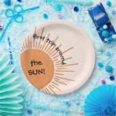 Erste Reise um die Sonne 1. Geburtstag Pappteller (Party)