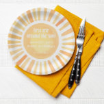 Erste Reise um die Sonne 1. Geburtstagsparty Pappteller<br><div class="desc">Für eine erweiterte Anpassung dieses Designs,  wählen Sie einfach die Schaltfläche "Edit Using Design Tool" oben!</div>
