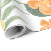 Erste Reise um die Sonne Boho-Blumenverpackung Geschenkpapier (Rolleneckpunkt)