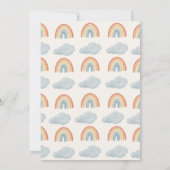 Erste Reise um die Sonne Boho Sonnenschein Geburts Einladung (Rückseite)