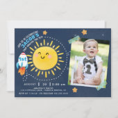 Erste Reise um die Sonne Einladung (Vorderseite)