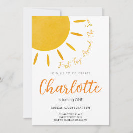 Erste Reise um die Sonne Einladung