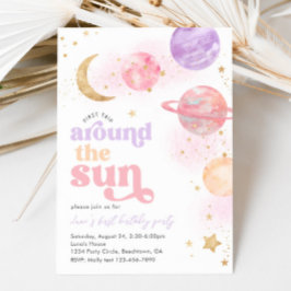 Erste Reise um die Sonne Einladung | Weltraum