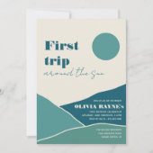 Erste Reise um die Sonne | Einladung zum Geburtsta (Vorderseite)