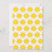 erste Reise um die Sonne Einladung zum Geburtstag (Rückseite)