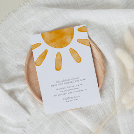 Erste Reise um die Sonne Erster Geburtstag | Einladung