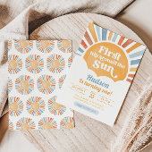 Erste Reise um die Sonne Erster Geburtstag Einladung