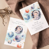 Erste Reise um die Sonne Geburtstag Einladung