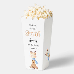 Erste Reise um die Sonne Giraffe 1. Geburtstag Geschenkschachtel