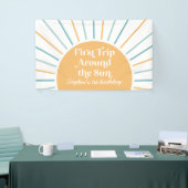Erste Reise um die Sonne Sonnenschein 1. Geburtsta Banner (Messeveranstaltung)