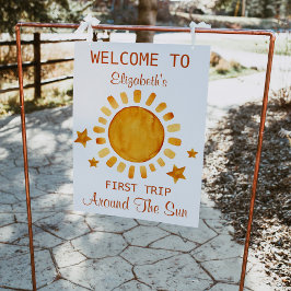 Erste Reise um die Sonne - Sonnenschein Willkommen Poster