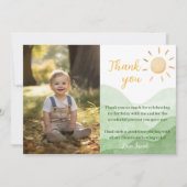 Erste Reise um die Sonne Vielen Dank Ihre Karte 1. (Vorderseite)