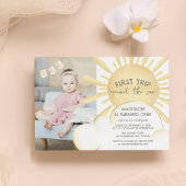 Erste Reise um die Sonne zum Geburtstag Einladung