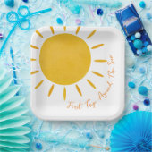 Erste Reise um die Sonnenstube Pappteller (Party)