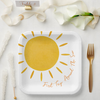 Erste Reise um die Sonnenstube Pappteller