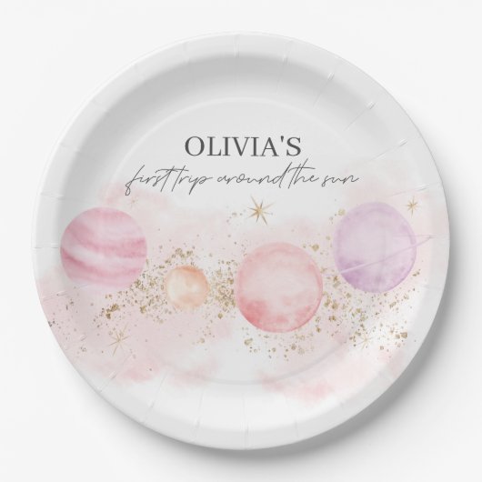 Erste Reise um die Sun Birthday Paper Teller (Vorderseite)