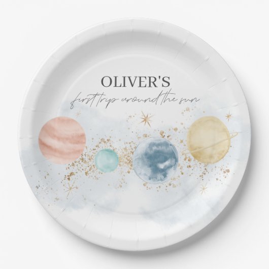 Erste Reise um die Sun Birthday Paper Teller (Vorderseite)