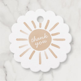 Erste Reise um die Sun Birthday Party Geschenkanhänger