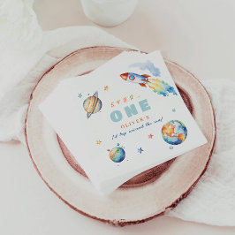 Erste Reise um die Sun Birthday Party Serviette