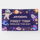 Erste Reise um die Weltraumgalaxie der Sonne Banner (Horizontal)
