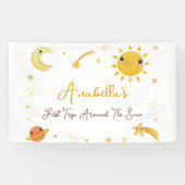 Erste Reise um Sun Birthday Banner (Horizontal)