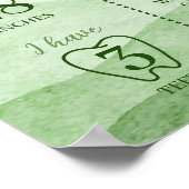 Erste Reise um Sun Birthday Meilenstein Poster (Ecke)