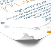 Erste Reise um Sun Birthday Time Kapselunterschrif Fotodruck (Ecke)