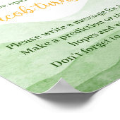 Erste Reise um Sun Birthday Time Kapselunterschrif Poster (Ecke)