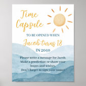Erste Reise um Sun Birthday Time Kapselunterschrif Poster (Vorne)