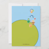 Erste Reiszeremonie Mobile Einladung (Rückseite)