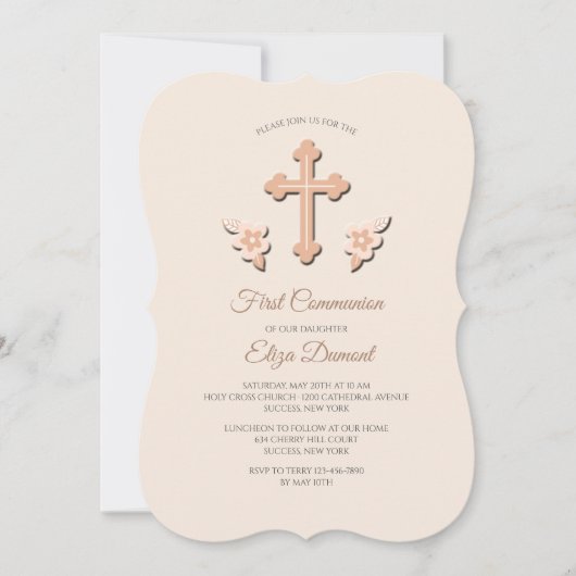 Erste religiöse Einladungen (Vorderseite)