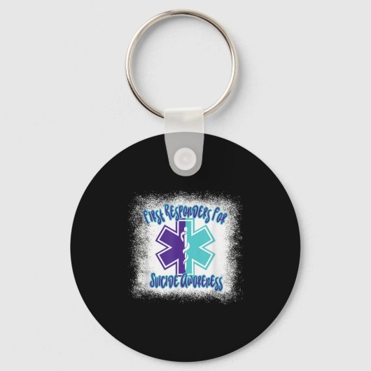 Erste Renten für Selbstmordbewusstsein Emt Paramed Schlüsselanhänger (Vorderseite)