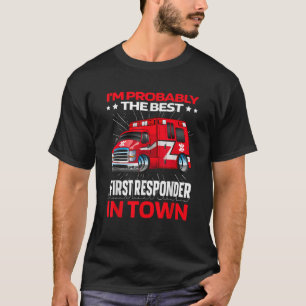 Erste Responder Ambulance Ems Police Emt Paramed T-Shirt