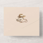 Erste Rodeo Birthday All In One Einladung (Rückseite)