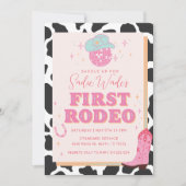 ERSTE RODEO BIRTHDAY EINLADUNG (Vorderseite)