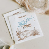 Erste Rodeo Birthday Serviette