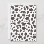 Erste Rodeo Bows Pink Cowgirl Geburtstag Einladung (Rückseite)